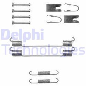 DELPHI Kit d'accessoires, mâchoire de frein LY1369