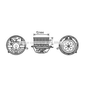Pirkti PRASCO Elektrovariklis, vidinis pūtiklis MS8608