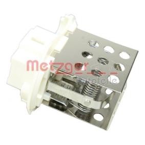 METZGER Resistencia de ventilador 0917073