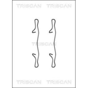 TRISCAN Kit d'accessoires, plaquette de frein à disque 8105 101654