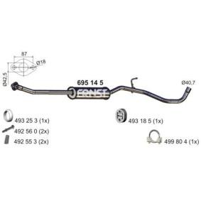 d'origine Nissan LAUREL ERNST Silencieux central 695145