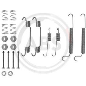 A.B.S. Kit d'accessoires, mâchoire de frein 0766Q