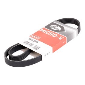 GATES Correa trapecial poli V 5PK880