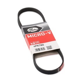 GATES Serpentine belt 780mm, 4 4PK780