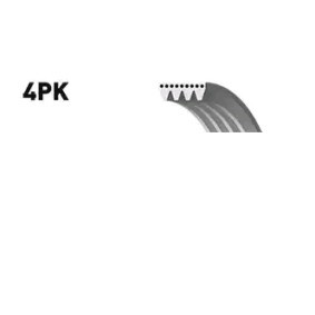 GATES Correa trapecial poli V 4PK840
