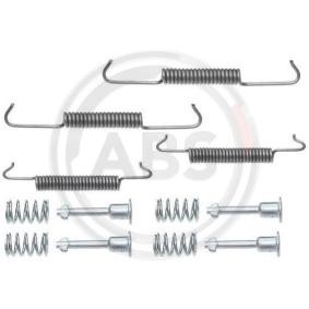 A.B.S. Kit d'accessoires, mâchoires de frein de stationnement 0793Q