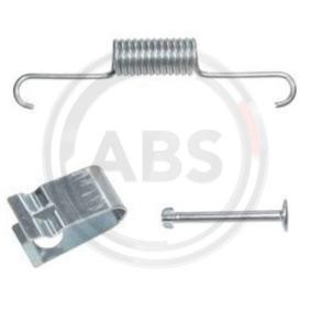 A.B.S. Kit d'accessoires, mâchoires de frein de stationnement 0884Q