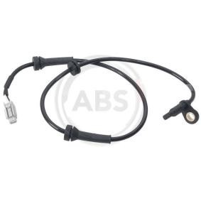 A.B.S. ABS-Sensor aktiver Sensor, 695mm, 770mm, 39mm, grau 31005