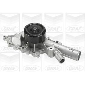 GRAF Wasserpumpe mit Dichtung, keine Dichtmittel verwenden, mechanisch, Metall, Wasserpumpenriemenscheiben-Ø: 90 mm, für Keilrippenriementrieb PA752