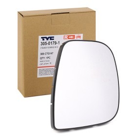 TYC Mirror Glass, outside mirror 305-0179-1