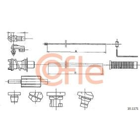 COFLE Câble d'accélérateur 10.1171