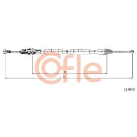 COFLE Cable de freno de mano 11.6805