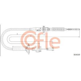 COFLE Cable de embrague 18.6110