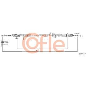 COFLE Handbremsseil hinten, links, 1742/1560mm 10.9447