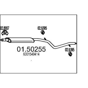 MTS Mittelschalldämpfer 01.50255