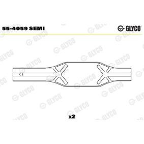 GLYCO Lejebøsning, plejlstang 55-4059 SEMI