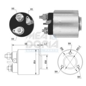 MEAT & DORIA Magnetschalter, Anlasser 46013