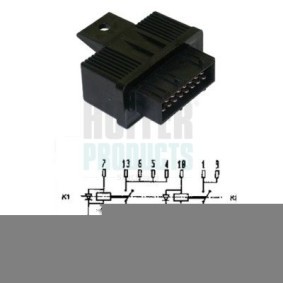 HOFFER Relé, bomba de combustível 7240107