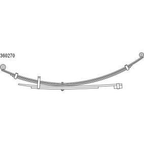 originalios Opel CAMPO CS Germany Lakštinė lingė 10.360.270.00
