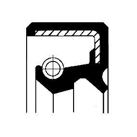 CORTECO Wellendichtring, Differential Antriebsachse 19036209B
