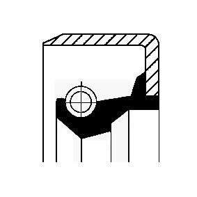 CORTECO Joint d'étanchéité, arbre de commande (pompe à huile) 19032788B