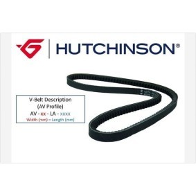 HUTCHINSON Keilriemen AV 10 La 1140