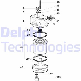 DELPHI Dyse 6801118