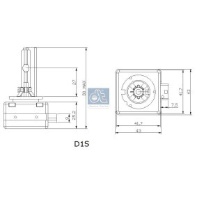 DT Spare Parts Xenon-pære 3.32943