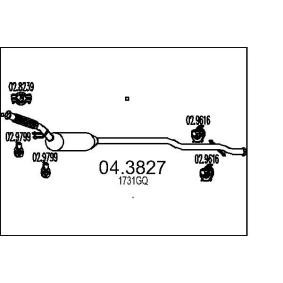 originalni Lexus LS MTS Katalizator 04.3827