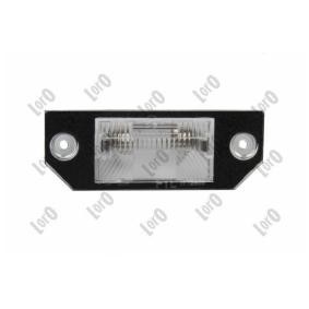 ABAKUS Kennzeichenbeleuchtung beidseitig, mit Glühlampe 017-12-905