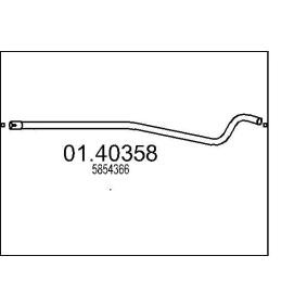 MTS Abgasrohr 01.40358