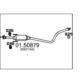 MTS Middle silencer 01.50879