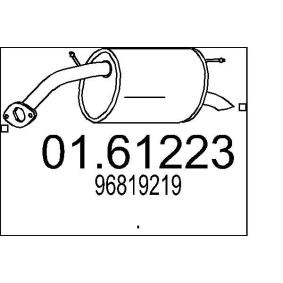 MTS Silenciador trasero 01.61223