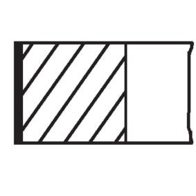 MAHLE Jeu de segments de pistons 011 RS 10100 0N0