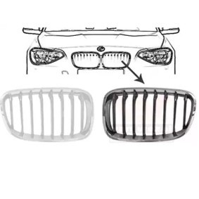 VAN WEZEL Grille de calandre 0633511
