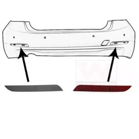VAN WEZEL Reflector 0670940