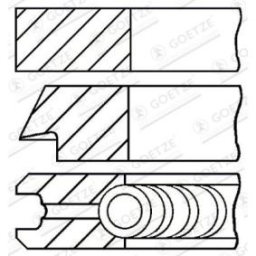 GOETZE ENGINE Stempelringsett 08-432207-00