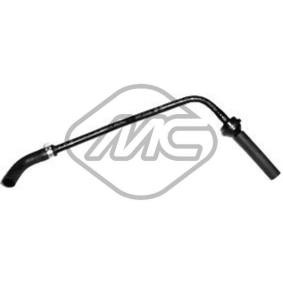 Metalcaucho Slange, krumtaphusventilation 09539