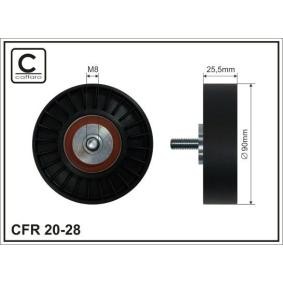 CAFFARO Polea inversión / guía, correa poli V 20-28