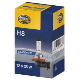 HELLA Polttimo, ajovalo 8GH 008 356-121