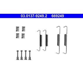 ATE Kit d'accessoires, mâchoires de frein de stationnement 03.0137-9249.2