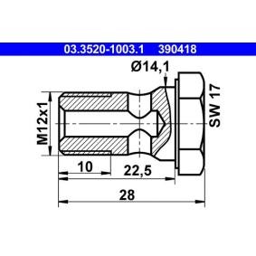 ATE Tronillo hueco 03.3520-1003.1