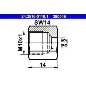 ATE Écrou de raccord 24.3516-0110.1