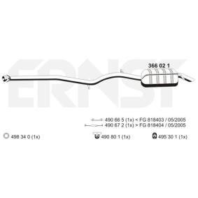 d'origine Mercedes-Benz VIANO ERNST Pot d'échappement 366021