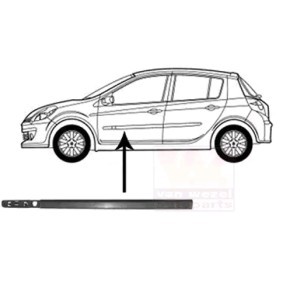 VAN WEZEL Listón embellecedor / protector, puerta 4331423