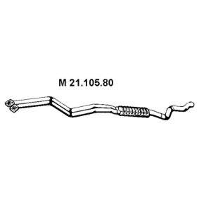 originais BMW Série 3 EBERSPÄCHER Panela de escape central 21.105.80