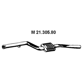 originais BMW Série 3 EBERSPÄCHER Panela de escape central 21.305.80