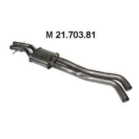 originais BMW Série 3 EBERSPÄCHER Panela de escape central 21.703.81