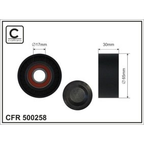 CAFFARO Strammehjul, kilerem 65mm 500258