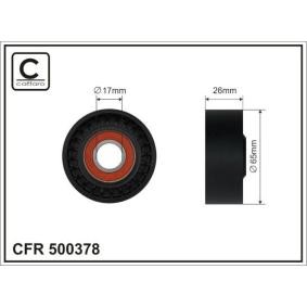 CAFFARO Натяжной ролик, поликлиновой ремень 65мм 500378